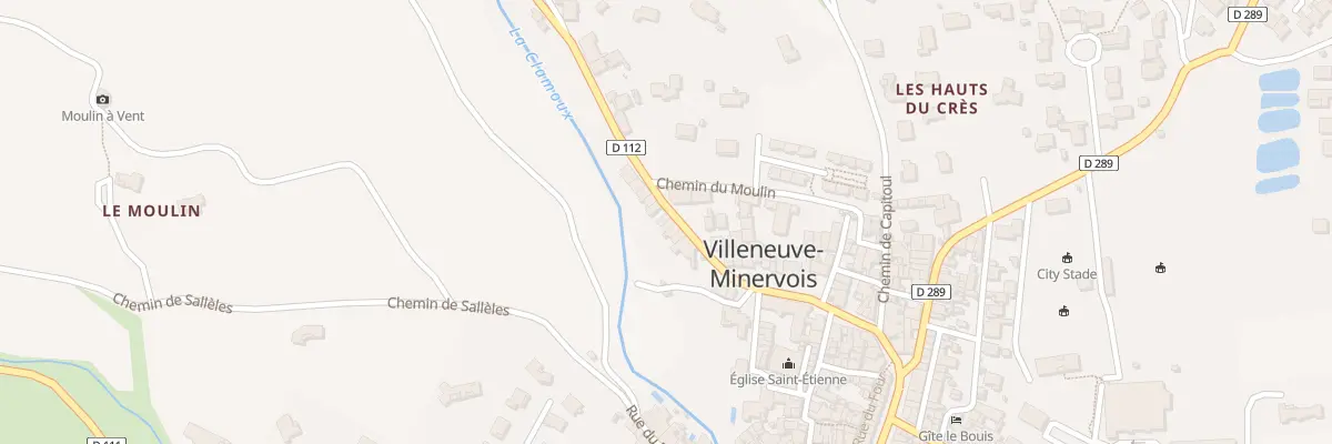 Plan du 11 Rte de l’Aven à Villeneuve-Minervois