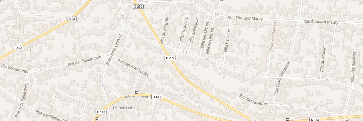 Plan du 239 Rue des Moulins à Fontenay-sous-Bois