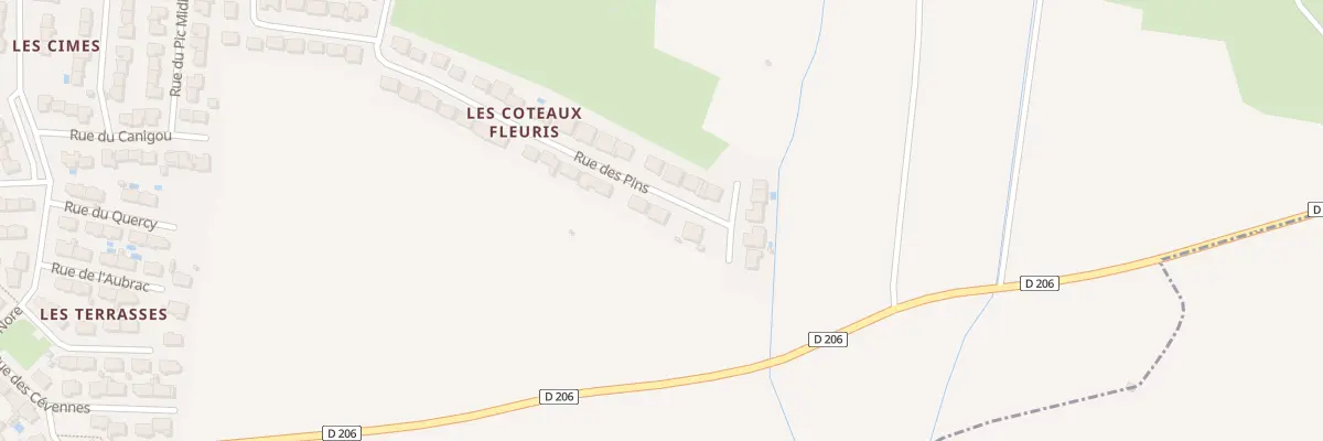 Plan du 28 Rue des Pins à Trèbes