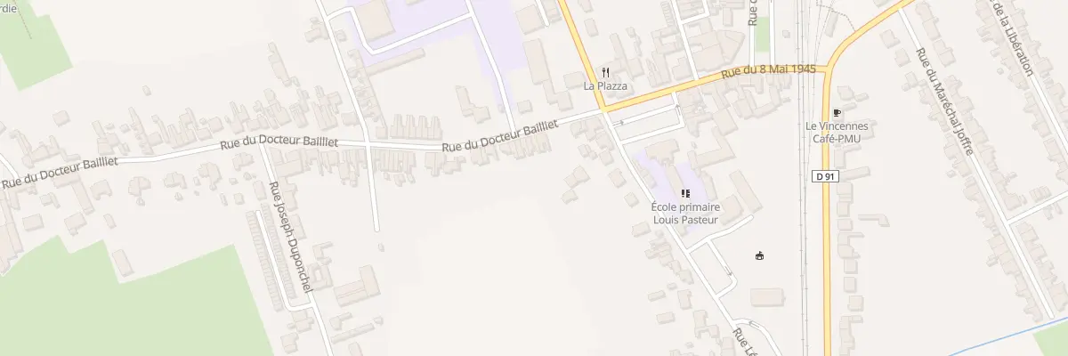 Plan du 72 Rue du Docteur Bailliet à Isbergues