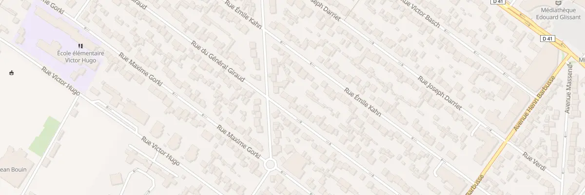 Plan du 48 Rue du Gen Giraud au Blanc-Mesnil