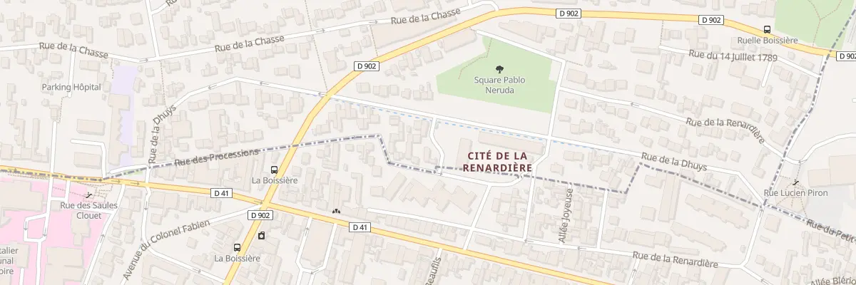 Plan du 79B Rue des Processions à Noisy-le-Sec