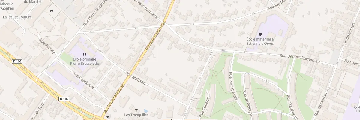 Plan du 104 Rue Denfert-rochereau à Noisy-le-Sec