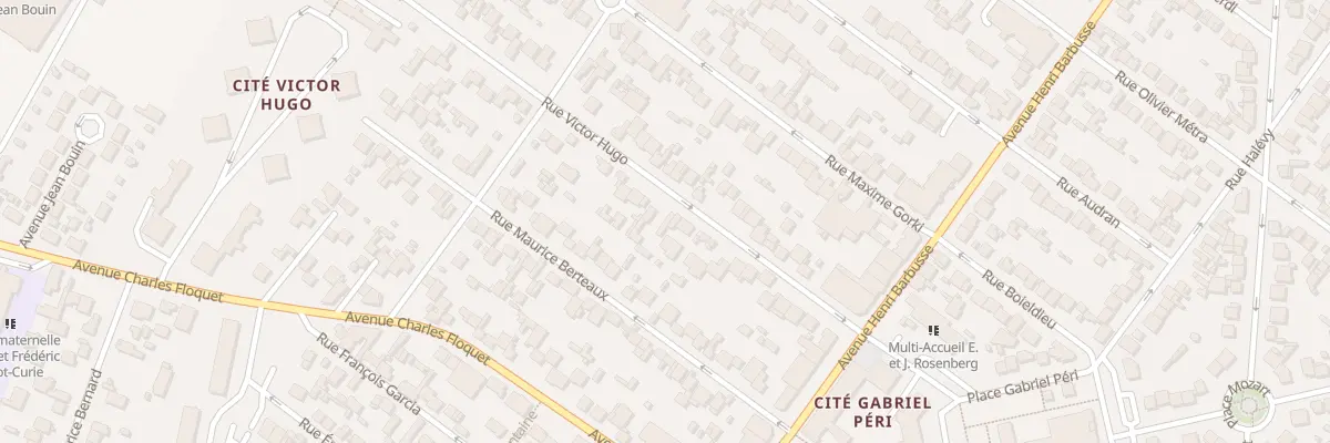 Plan du 23B Rue Victor Hugo au Blanc-Mesnil