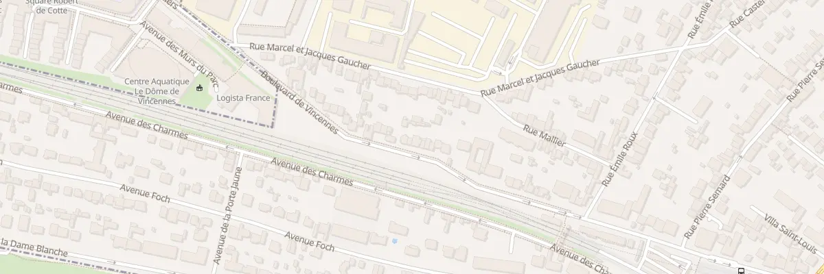 Plan du 54 Bd de Vincennes à Fontenay-sous-Bois