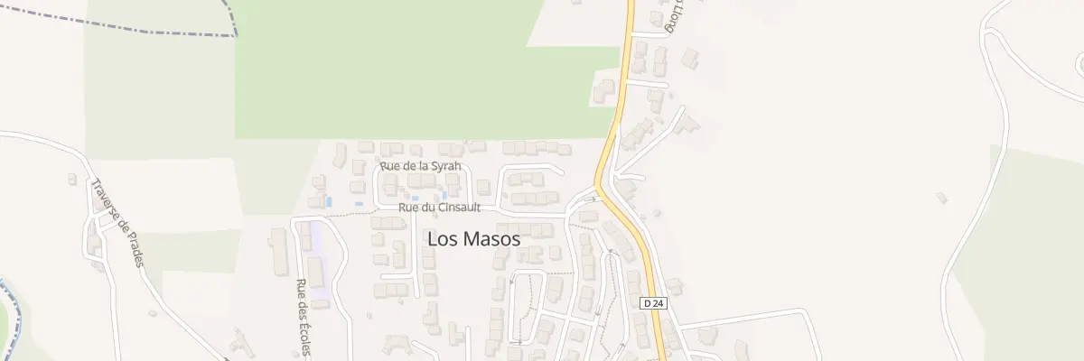 Plan du 7 Rue de l’Aramon à Los Masos