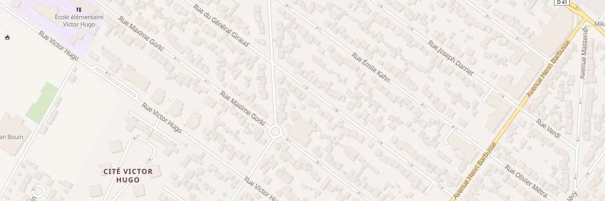 Plan du 45 Rue du Gen Giraud au Blanc-Mesnil