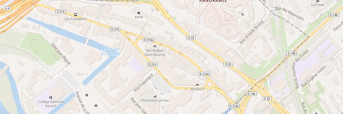 Plan du 260 Rue du Maréchal Leclerc à Saint-Maurice
