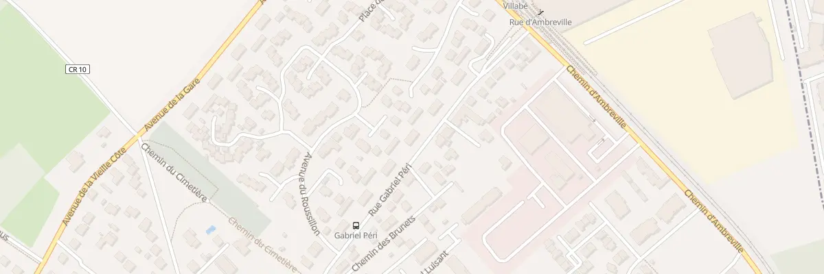 Plan du 27 Rue Gabriel Péri à Villabé