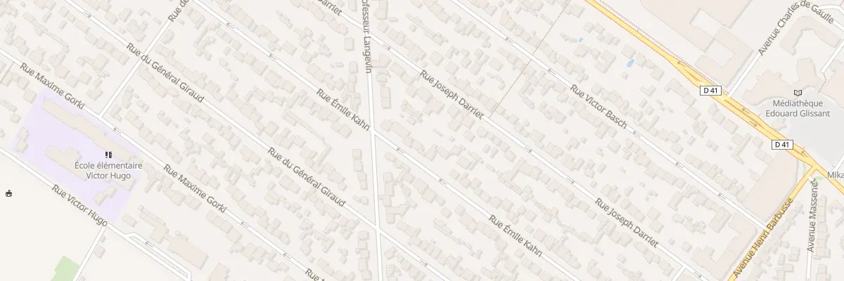 Plan du 56 Rue Emile Kahn au Blanc-Mesnil