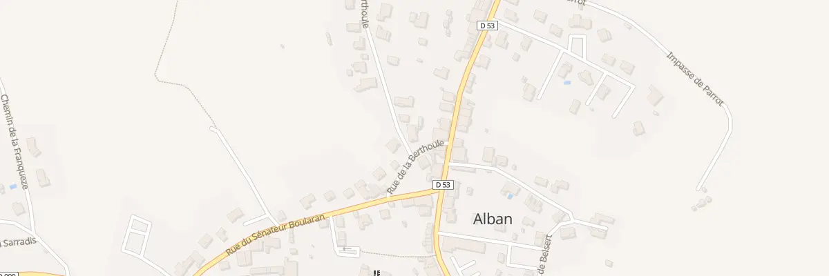 Plan du 4 Rue de Berthoule à Alban