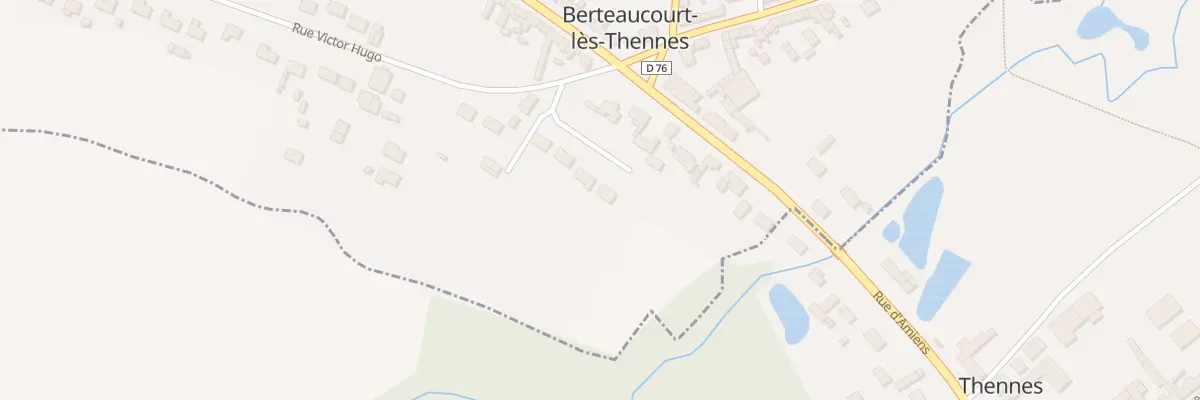 Plan du 4 Rue du Clos de l’Angelique à Berteaucourt-lès-Thennes