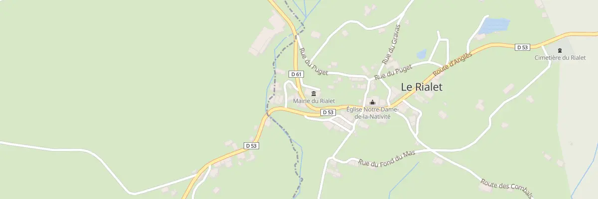 Plan du 61 Rte d’Augmontel au Rialet