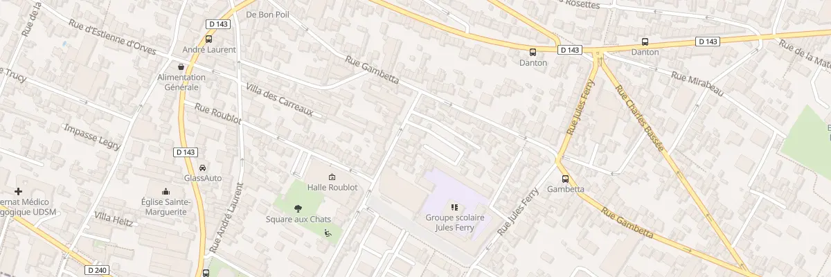 Plan du 78 Rue Eugène Martin à Fontenay-sous-Bois