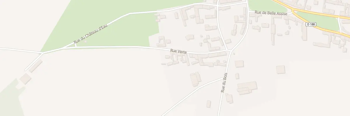 Plan du 9 Rue Verte à Villers-Tournelle