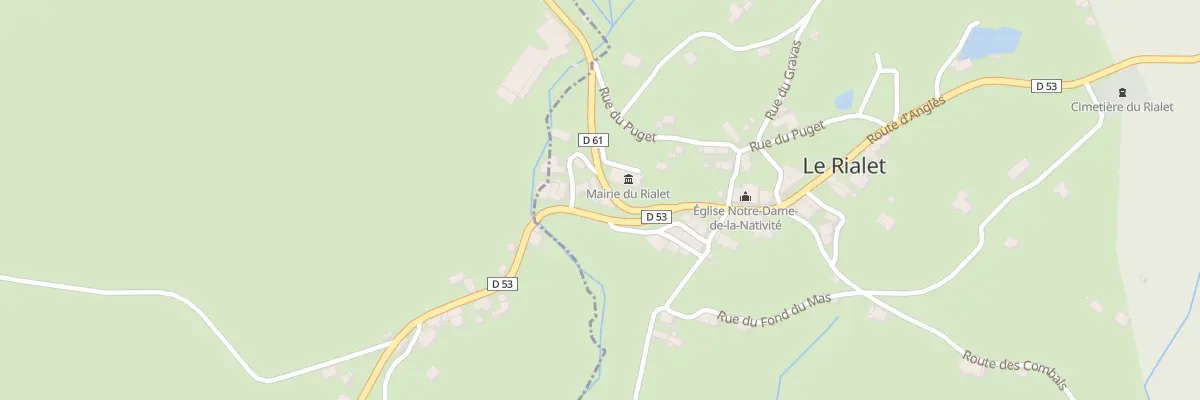 Plan du 5042 Le Village au Rialet