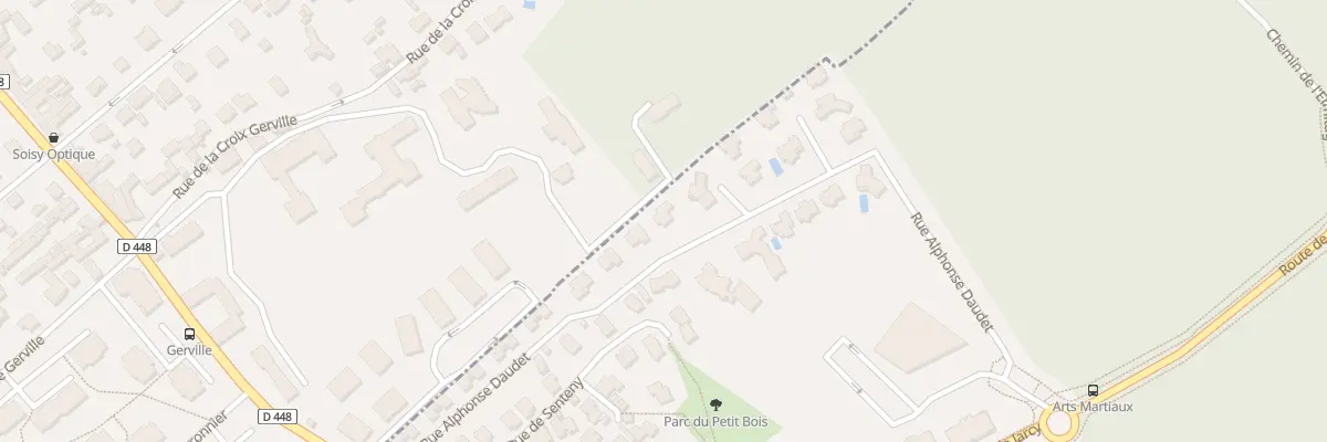 Plan du 28 Rue Alphonse Daudet à Étiolles