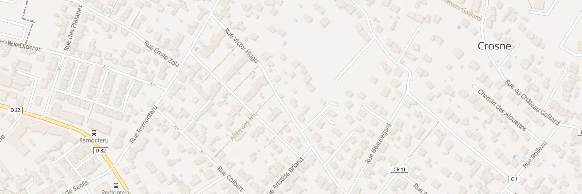 Plan du 70B Rue Victor Hugo à Crosne