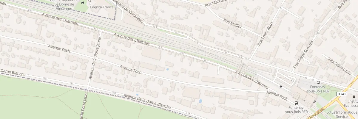 Plan du 21 Av des Charmes à Fontenay-sous-Bois
