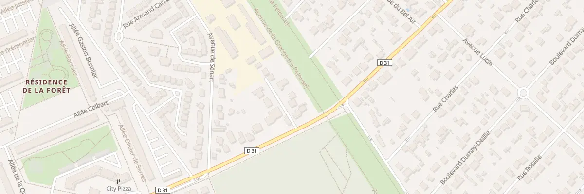 Plan du 80 Av de la Grange à Montgeron