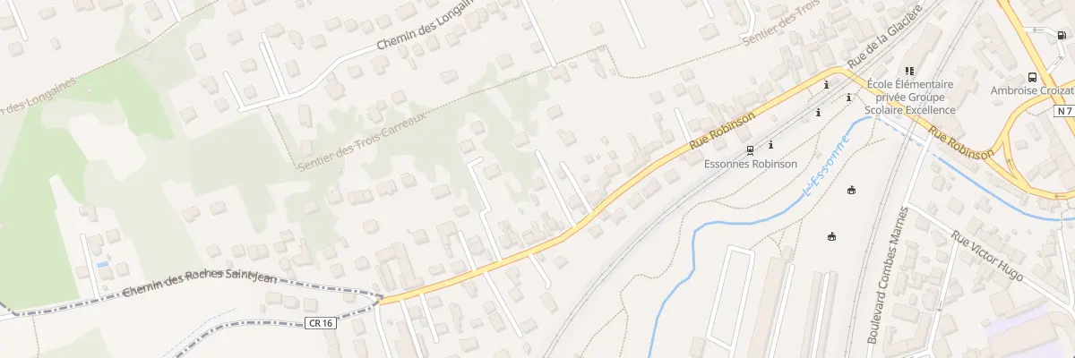 Plan du 66B Rue de Robinson à Corbeil-Essonnes