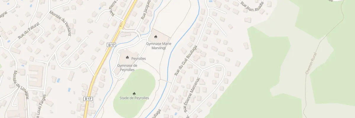 Plan du 51 Rue du Gue Bouliaga à Aurillac