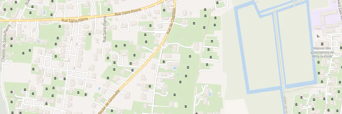 Plan du 3 Rue de la Procession à Milly-la-Forêt