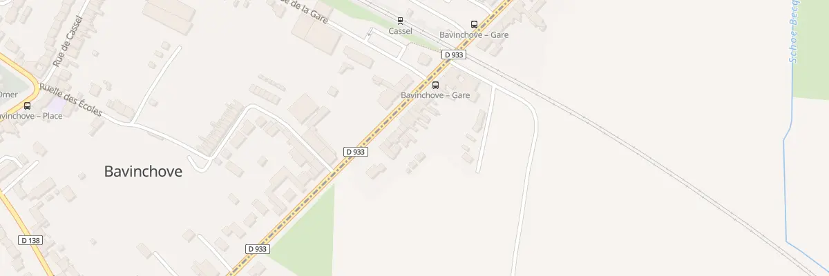 Plan du 80 Rue nationale à Oxelaëre