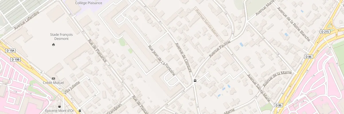 Plan du 9 Av de Ceinture à Créteil