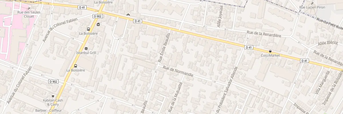 Plan du 5 Rue de Normandie à Montreuil