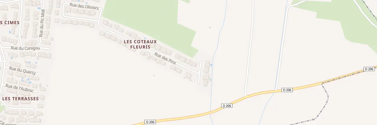 Plan du 29 Rue des Pins à Trèbes