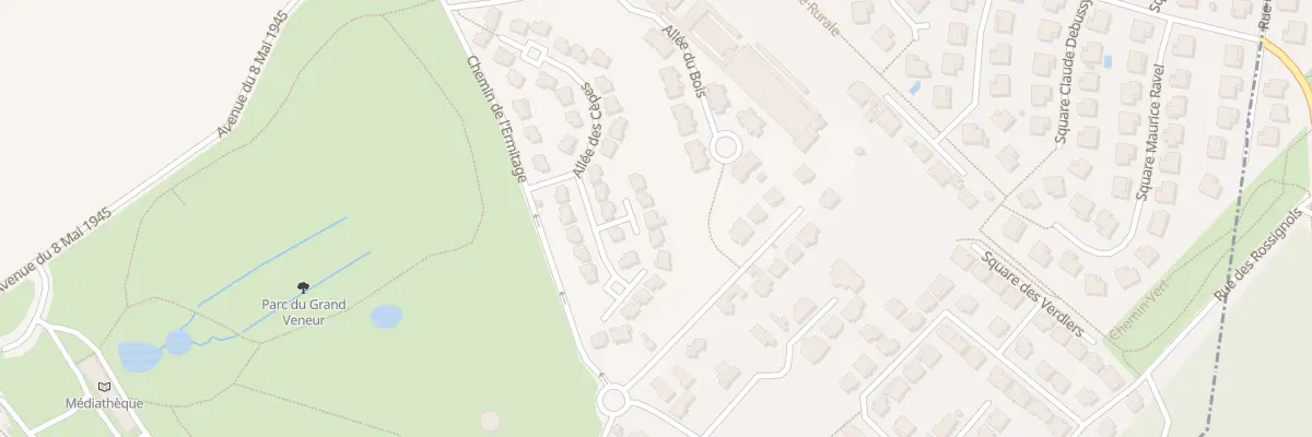Plan du 26 All des Cèpes à Soisy-sur-Seine