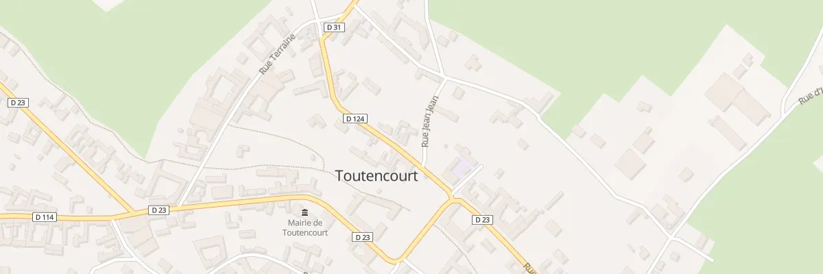 Plan du 6 Rue de Raincheval à Toutencourt