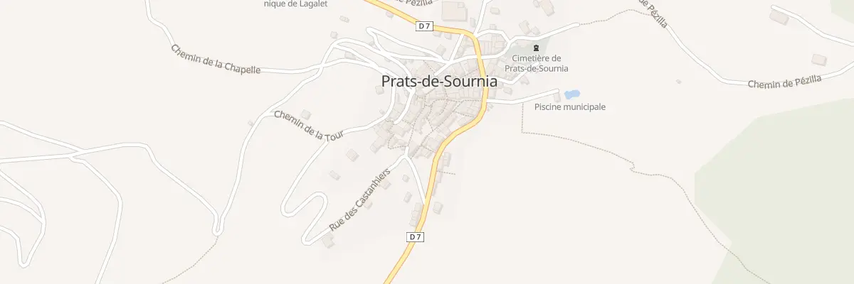 Plan du 13 Rue des Albères à Prats-de-Sournia