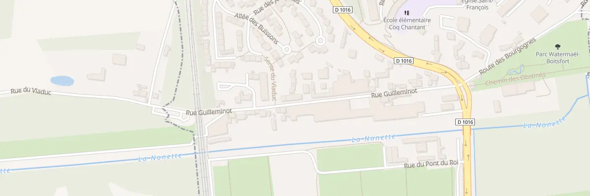 Plan du 22 Rue Guilleminot à Chantilly