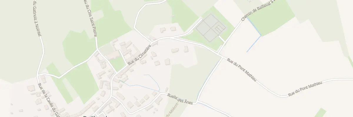 Plan du 12 Rue du Cimetière à Bailleval
