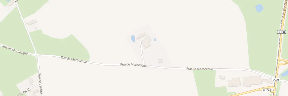 Plan du 420 Rue de Morbecque à Sercus