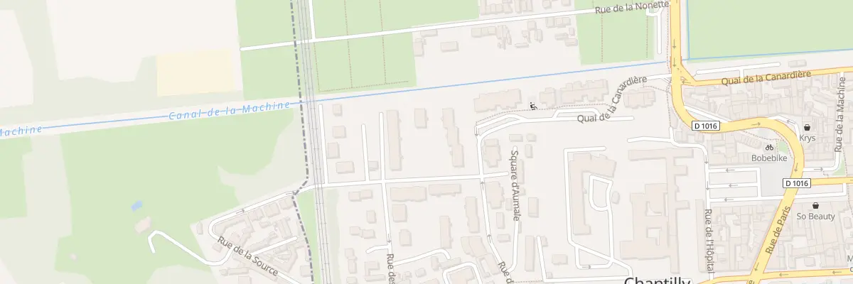 Plan du 2B Rue des Fontaines à Chantilly