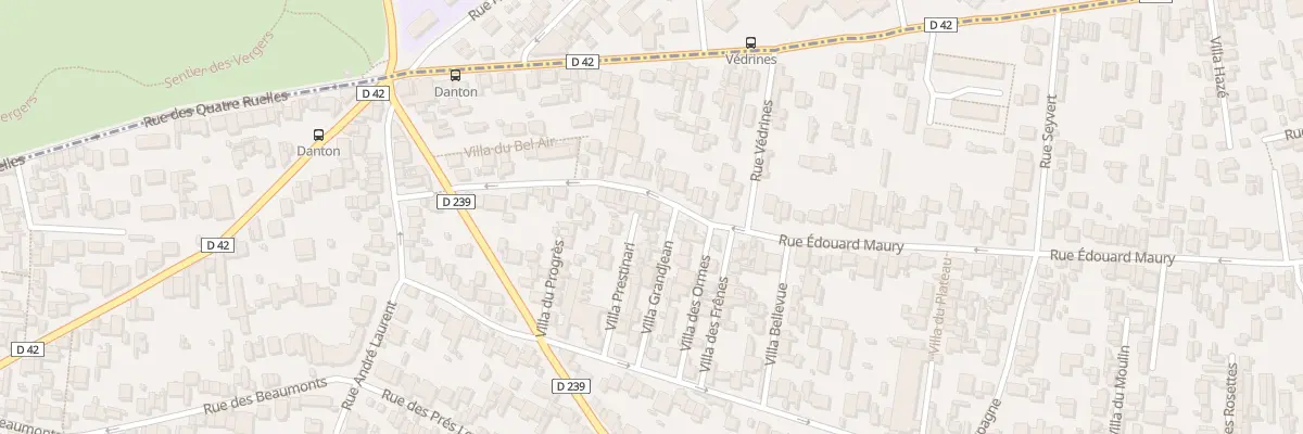Plan du 175 Rue Édouard Maury à Fontenay-sous-Bois