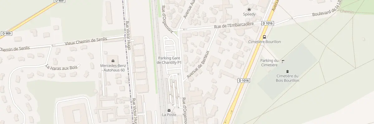 Plan du 20 Rue d’Orgemont à Chantilly