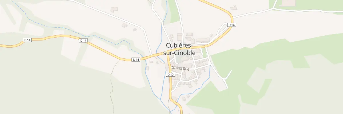 Plan du 9 Le Village à Cubières-sur-Cinoble
