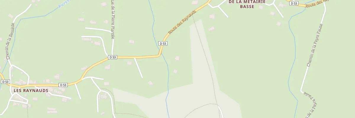 Plan du 1063 Rte des Raynauds à Saint-Amans-Soult