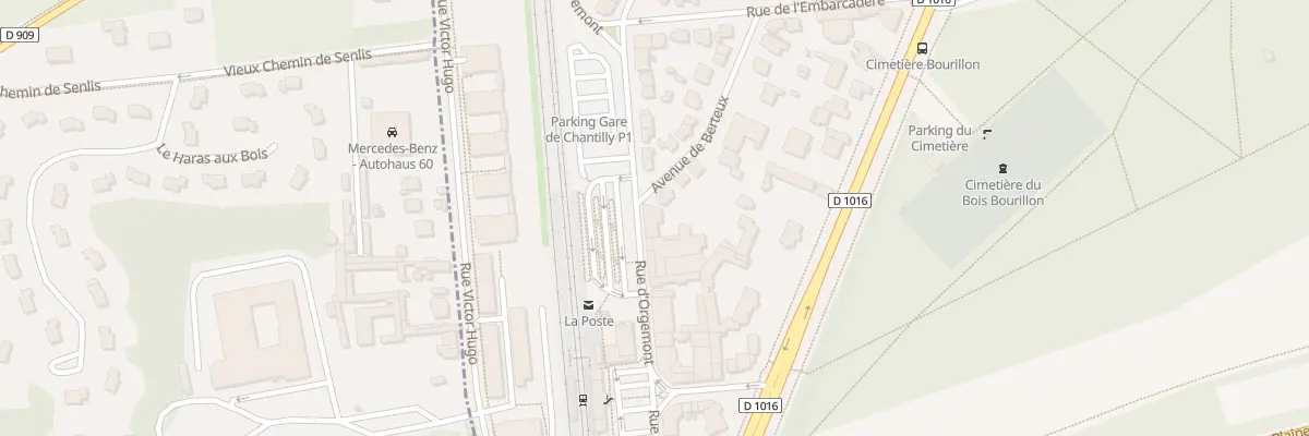 Plan du 12 Rue d’Orgemont à Chantilly