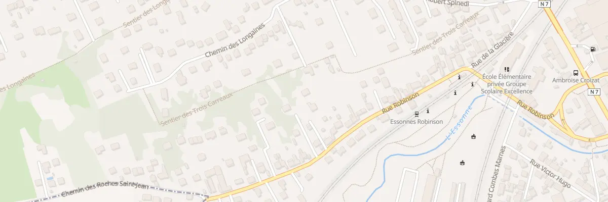 Plan du 62T Rue de Robinson à Corbeil-Essonnes
