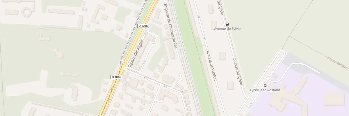 Plan du 10 Imp du Chemin de Fer à Chantilly