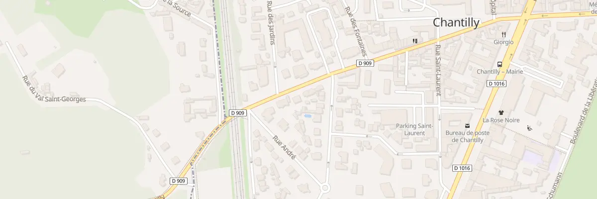 Plan du 41 Rue de Gouvieux à Chantilly