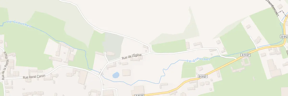 Plan du 4 Rue de l’Eglise à Humbercourt