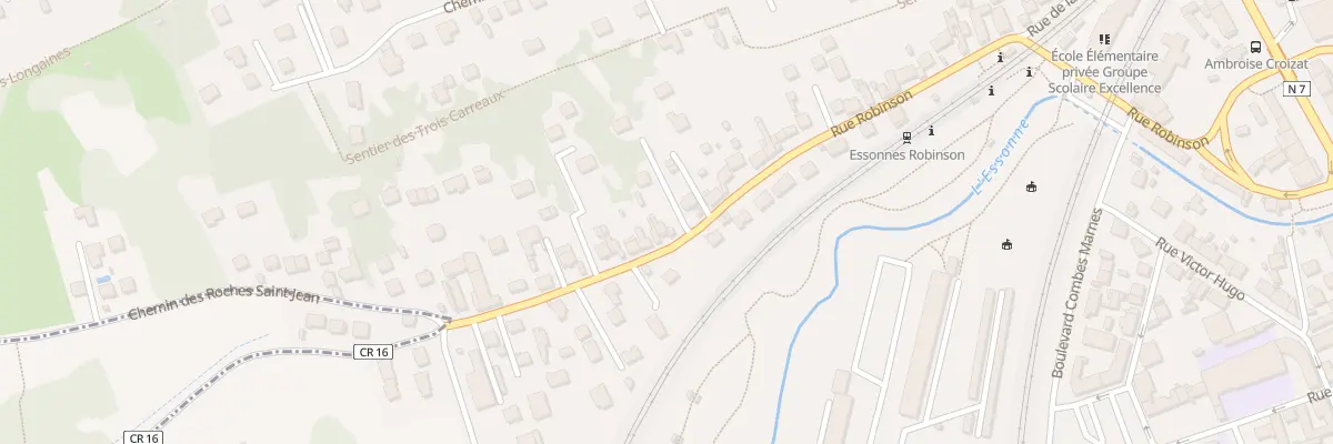 Plan du 68 Rue de Robinson à Corbeil-Essonnes