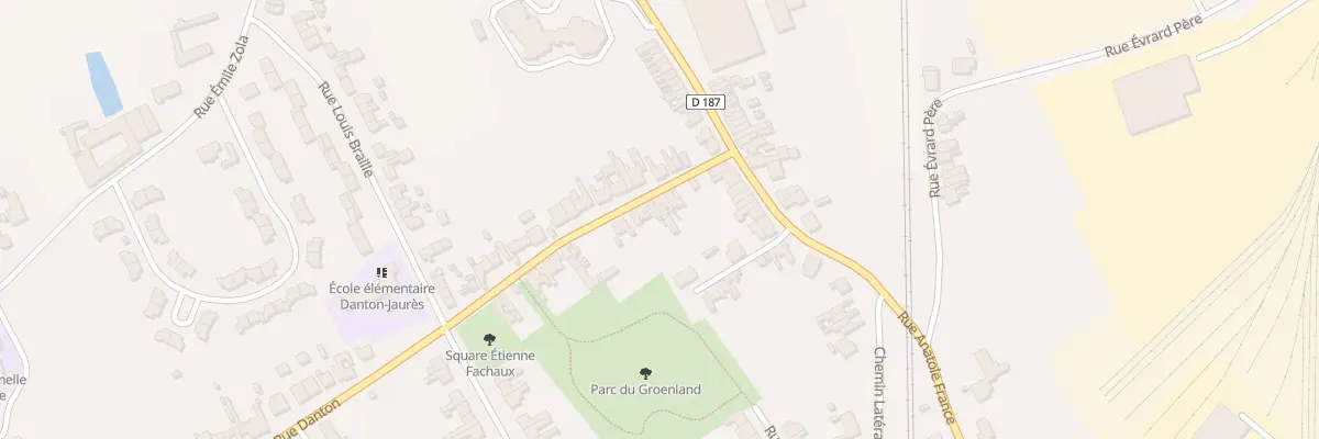 Plan du 546 Rue Danton à Isbergues