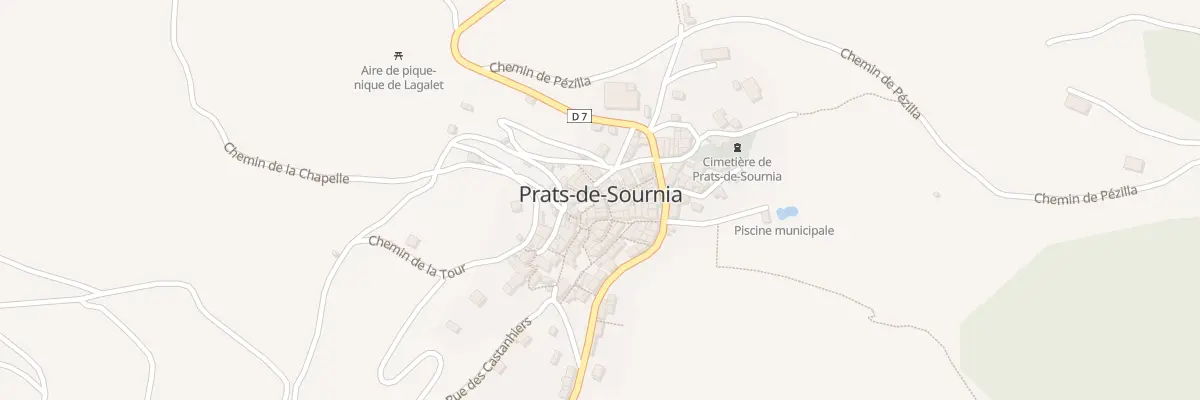 Plan du 5 Rue des Cordonniers à Prats-de-Sournia